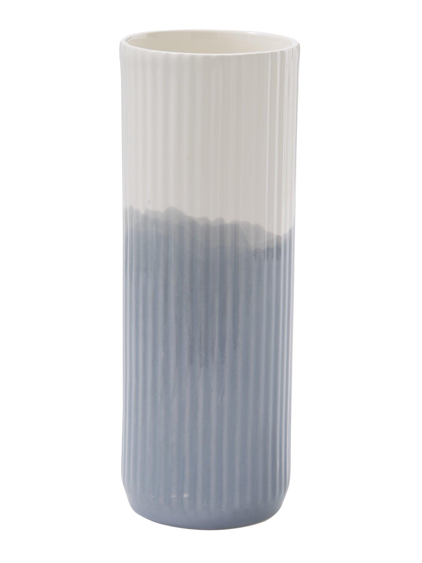 Very Home Raya Medium HandPainted Ribbed Vase