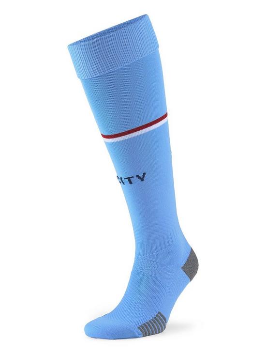 front image of puma-manchester-city-youth-2223-home-stadium-socks