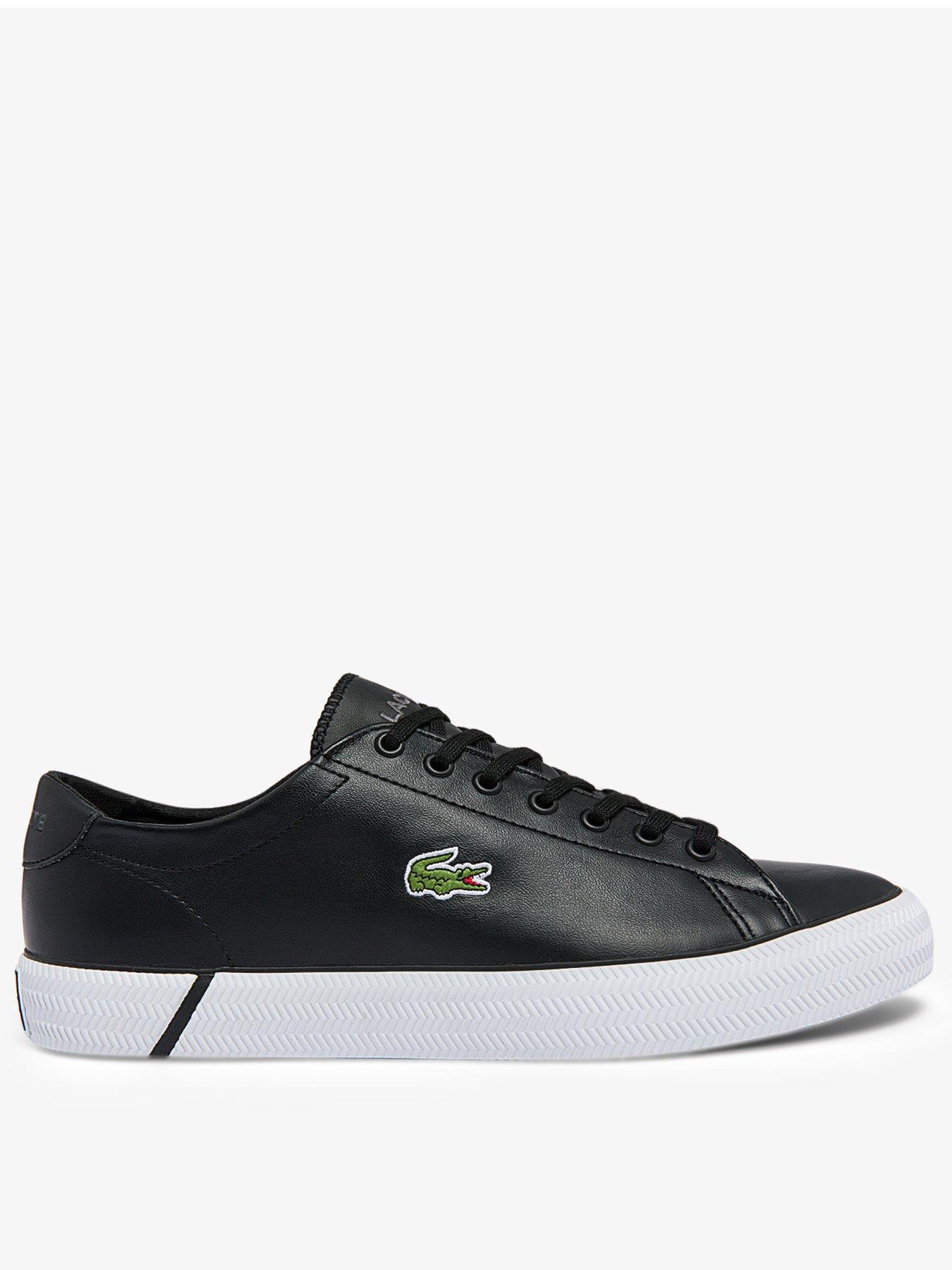 Lacoste Gripshot Bl21 1 Cma Trainer - Black/White | littlewoods.com