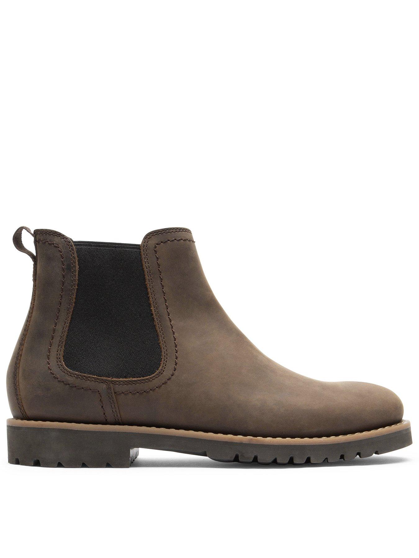 Rockport Mitchell Chelsea Boots - Java Brown | littlewoods.com