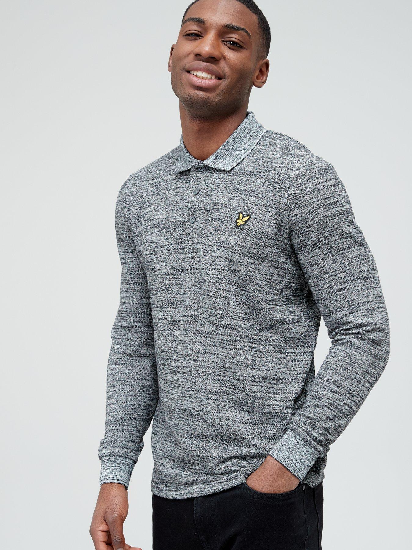 Mens lyle and outlet scott long sleeve polo