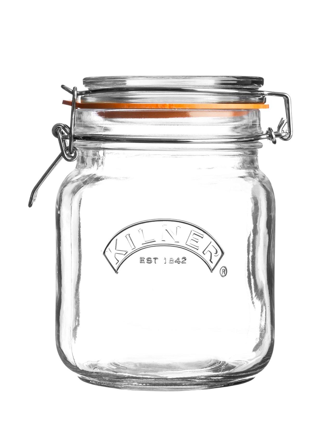  image of kilner-set-of-3-1-litre-clip-top-jars
