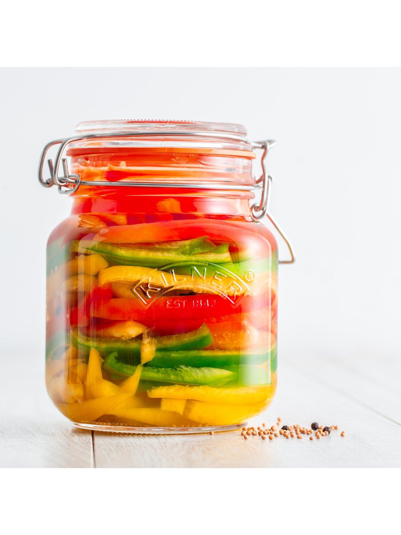  image of kilner-set-of-3-1-litre-clip-top-jars