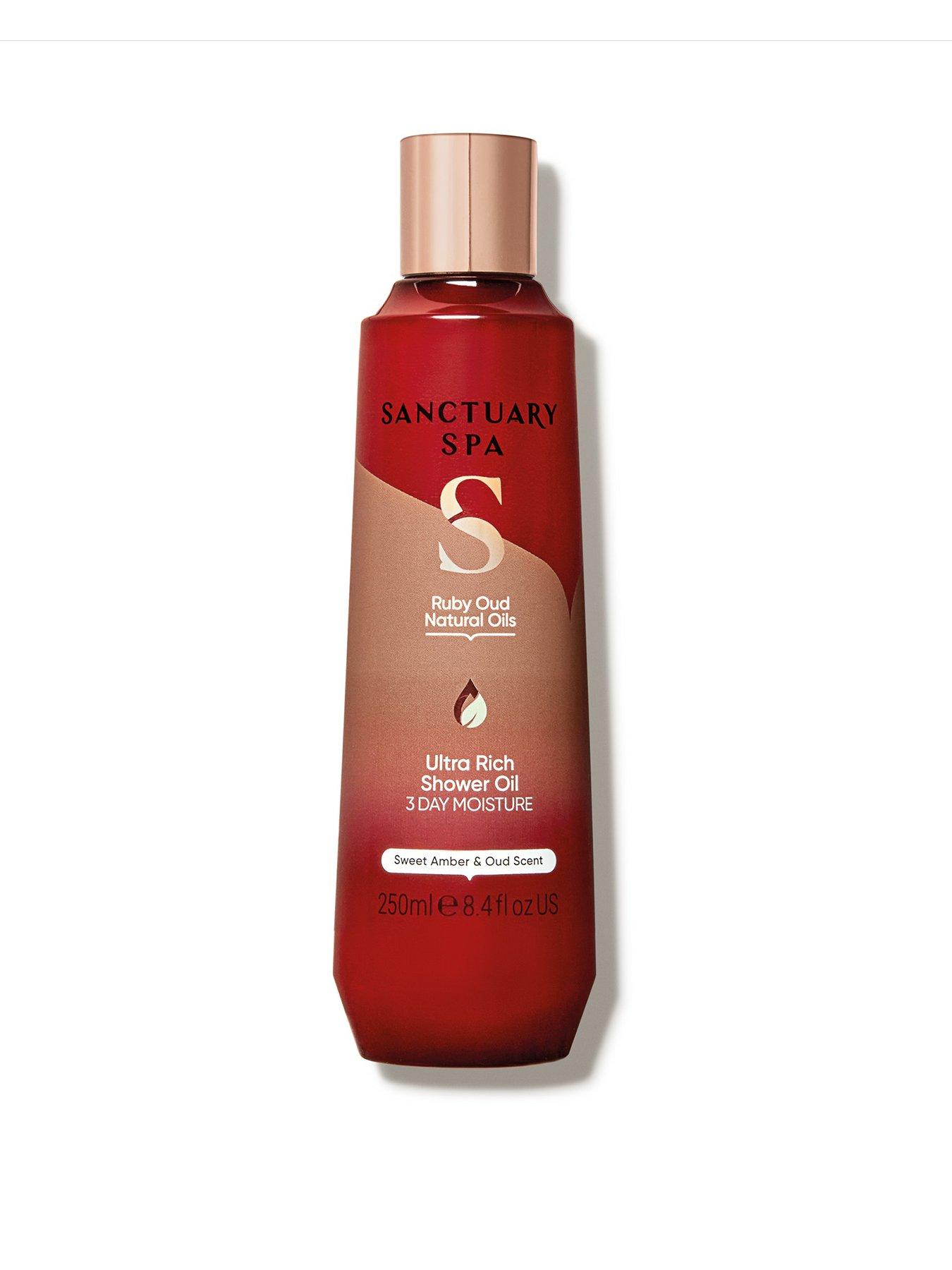  image of sanctuary-spa-ruby-oud-natural-oils-ultra-rich-shower-oil-250ml