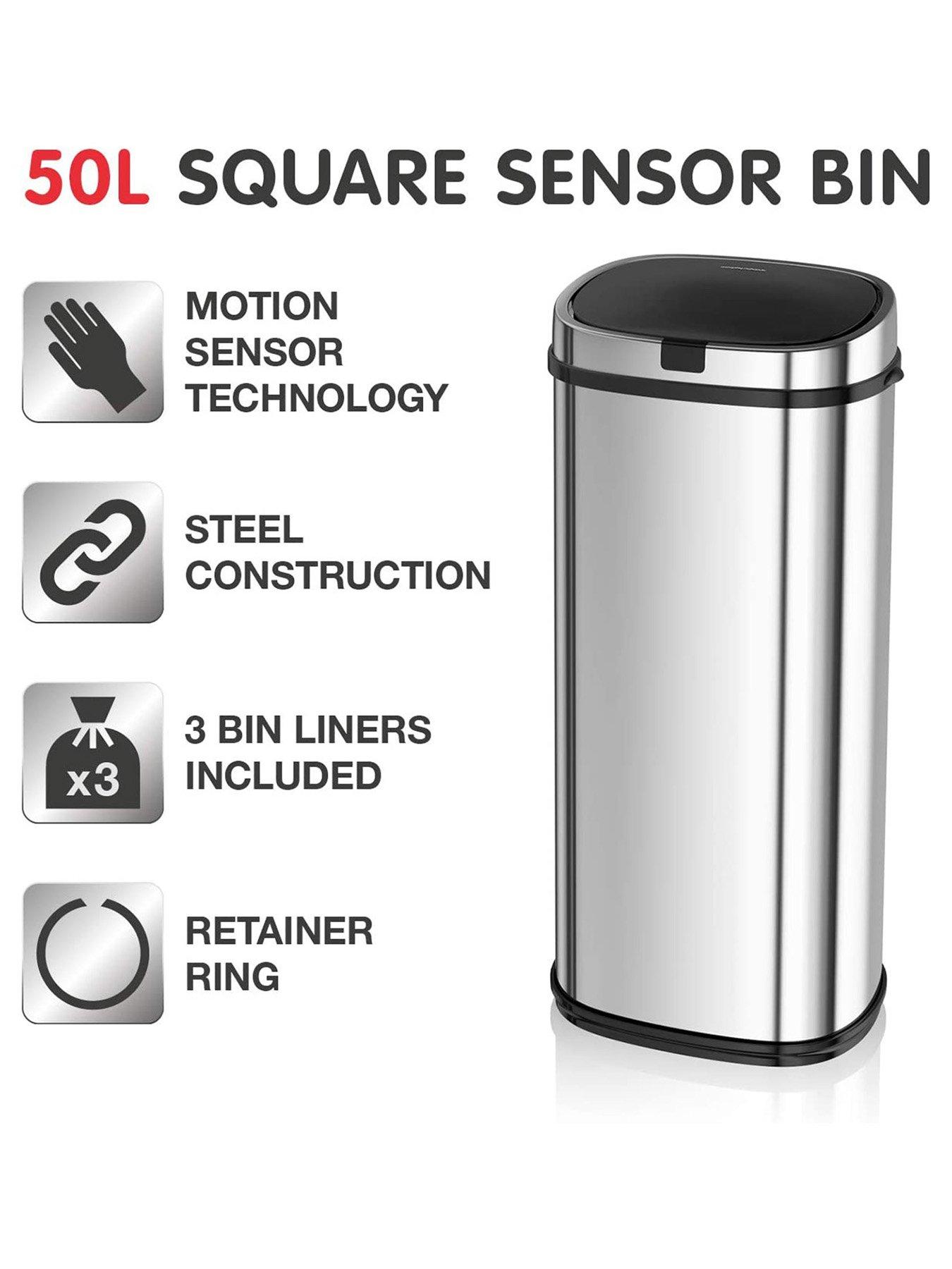 Morphy Richards Chroma 50Litre Square Sensor Bin
