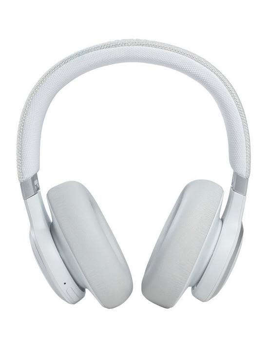 front image of jbl-live-660nc-wireless-over-ear-noise-cancelling-headphones-with-mic-white