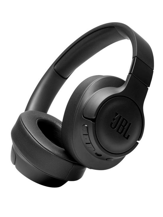 front image of jbl-tune-710bt-wireless-over-ear-headphones-multi-point-connection-black