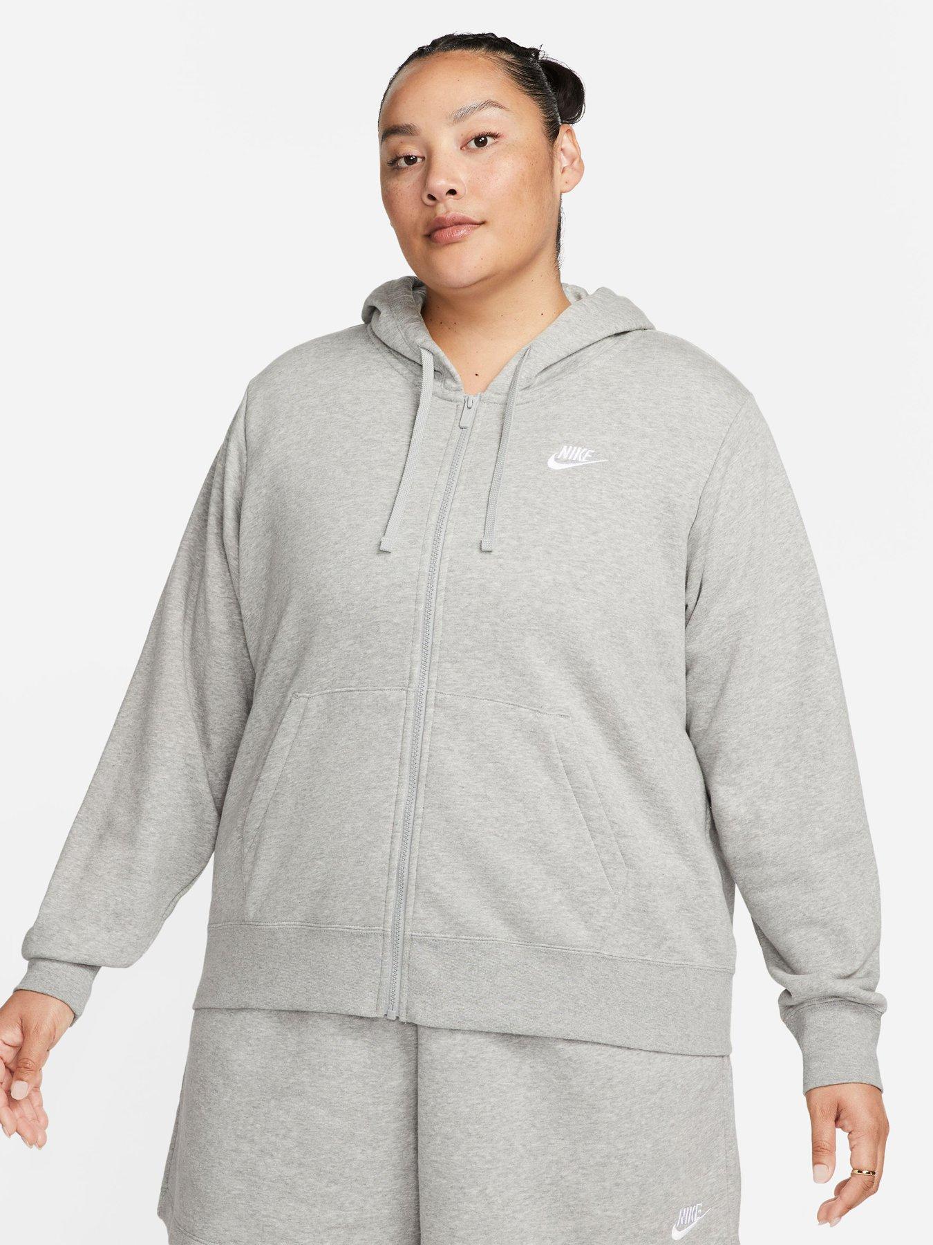 Nike Phoenix Fleece Oversized Pullover Hoodie - Light Beige (Curve