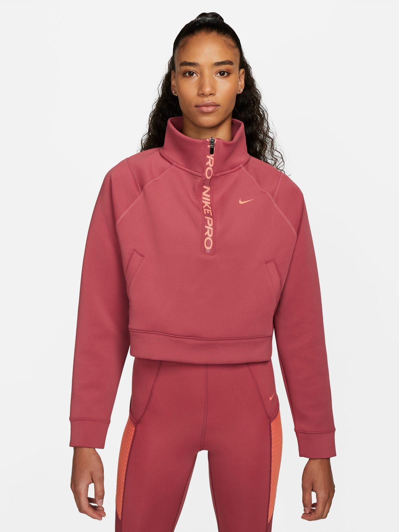 Rust pink shop nike sweatshirt