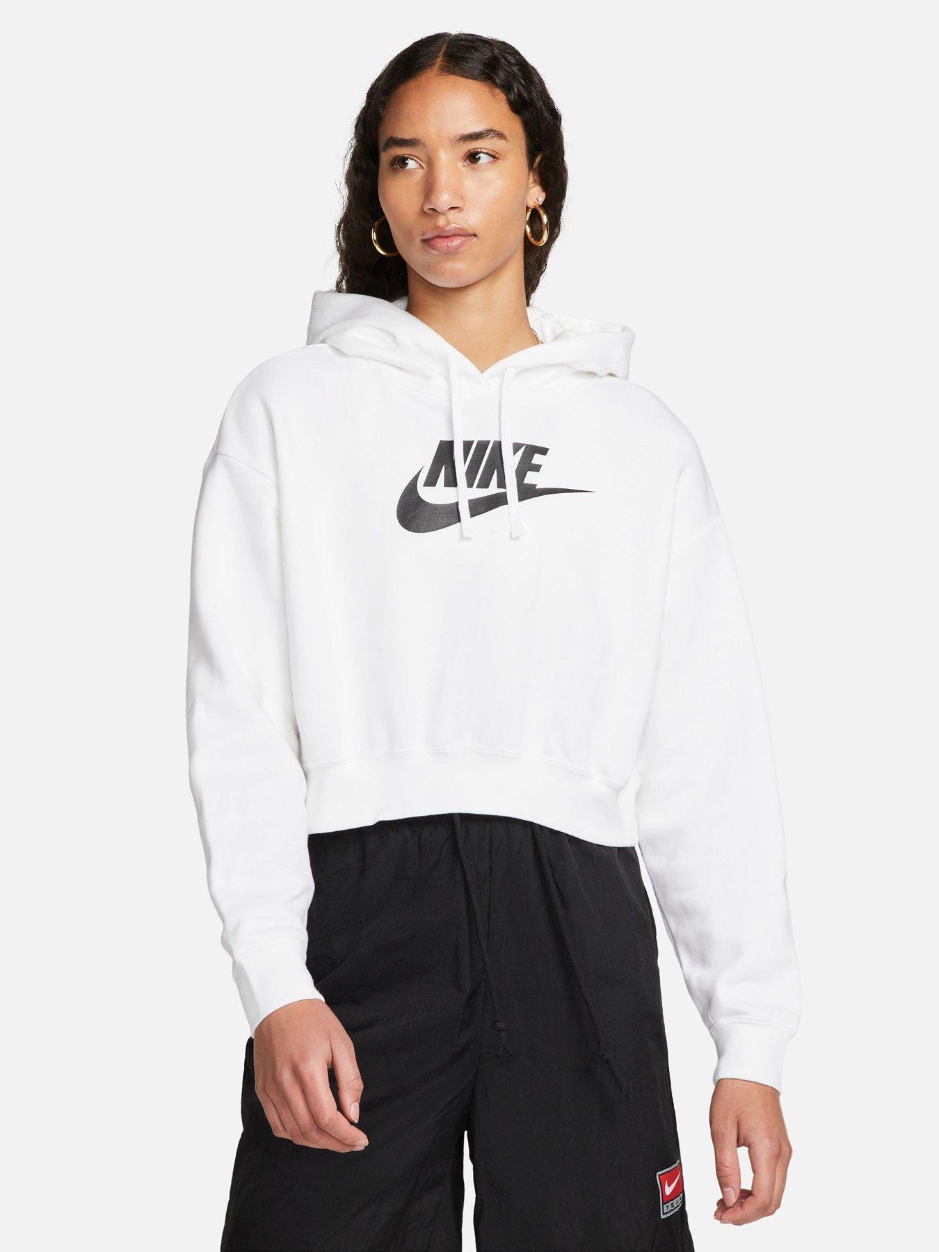 Nike Sportswear Club Fleece Women's Pullover Hoodie - Beige (Plus