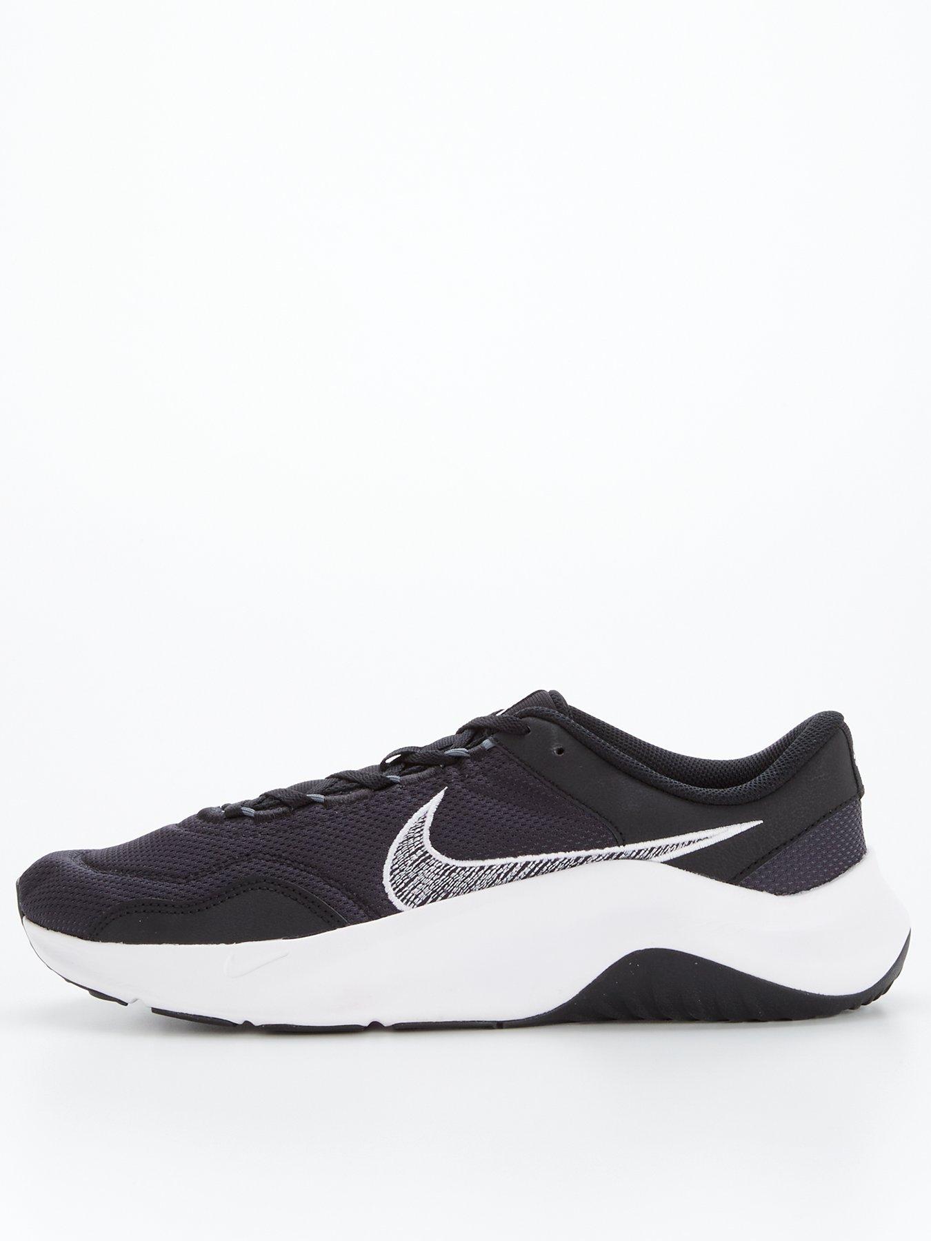 Nike Legend Essential 3 Black White Grey littlewoods