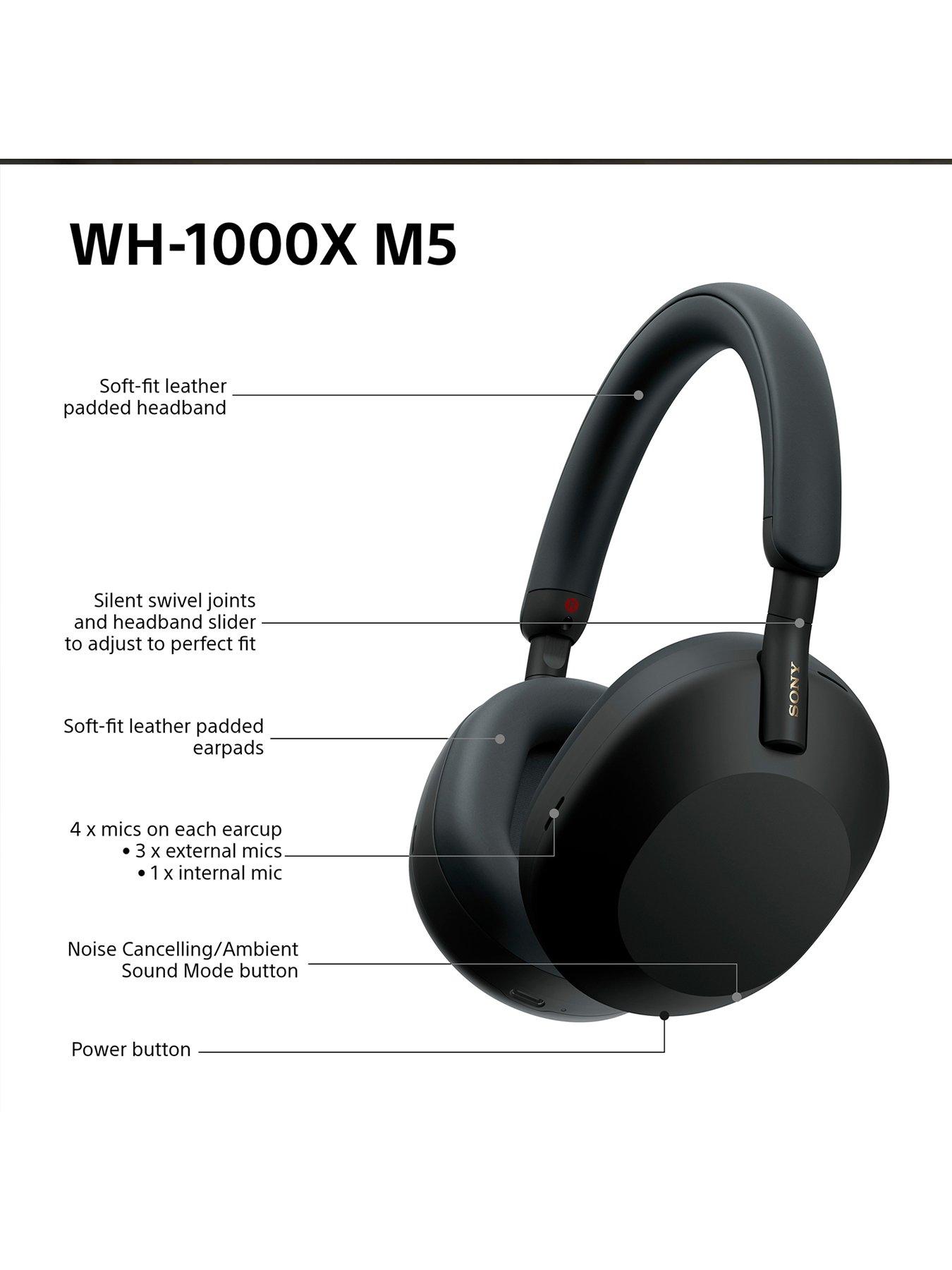 Sony WH-1000XM5 Noise-Cancelling Over-Ear Headphones - 30