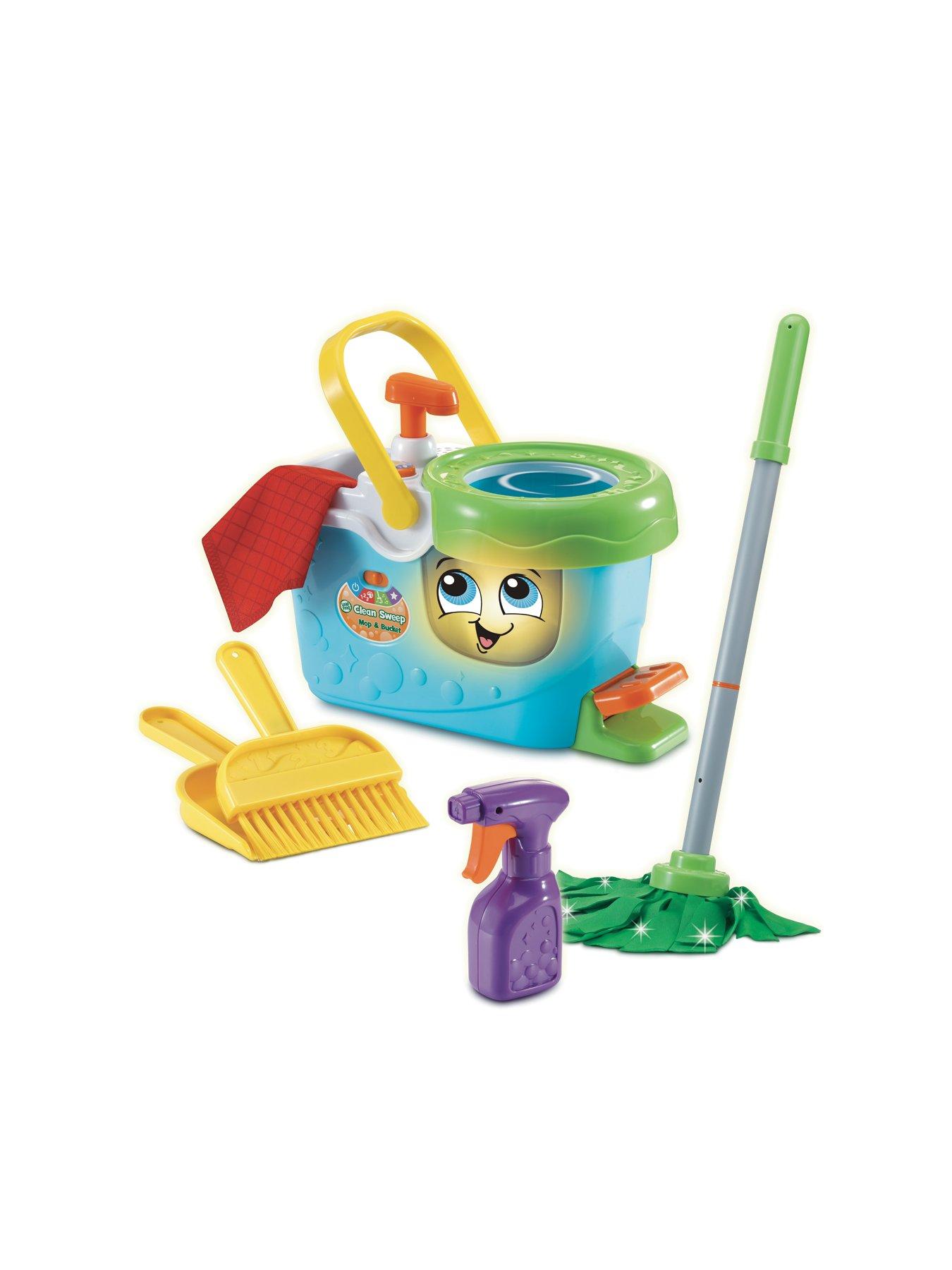 Image 1 of 3 of LeapFrog Clean Sweep Mop &amp; Bucket Play Set
