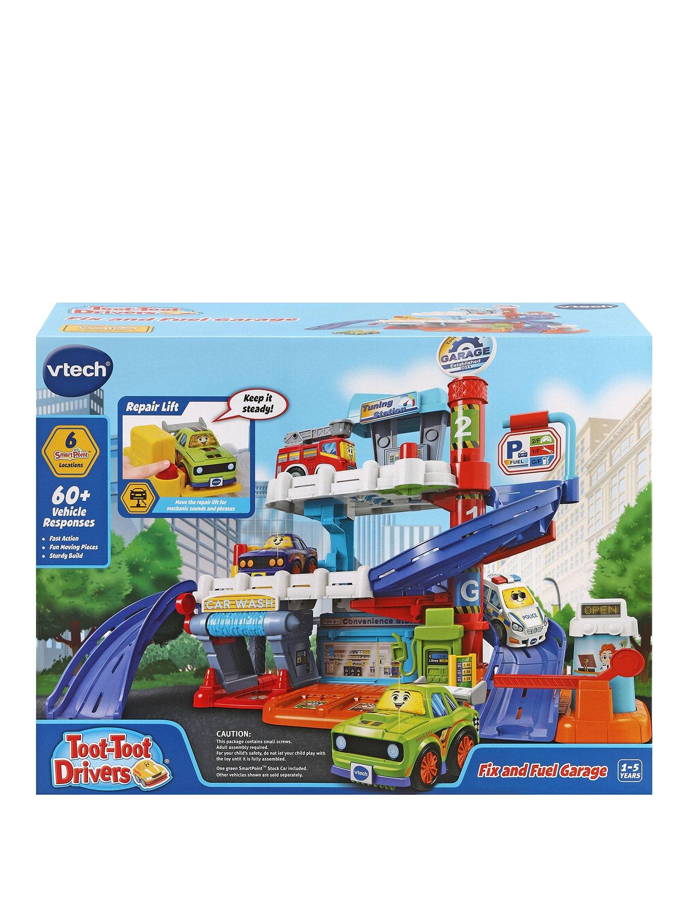 Image 2 of 3 of VTech Toot-Toot Drivers Garage Playset with 6 SmartPoint Locations Triggering Phrases &amp; Sounds
