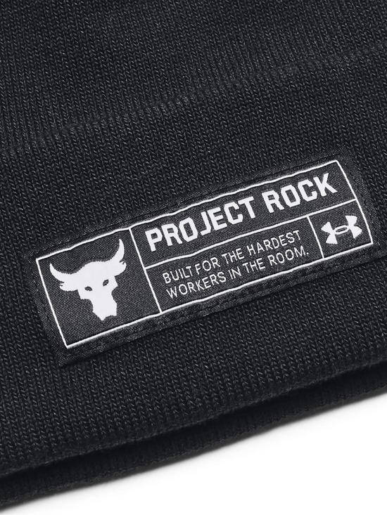 outfit image of under-armour-training-project-rock-beanie-black