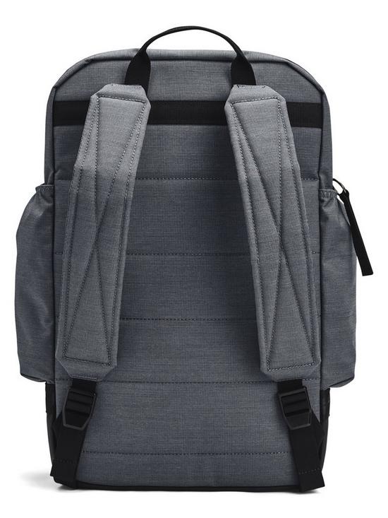 back image of under-armour-training-project-rock-brahma-backpack-black