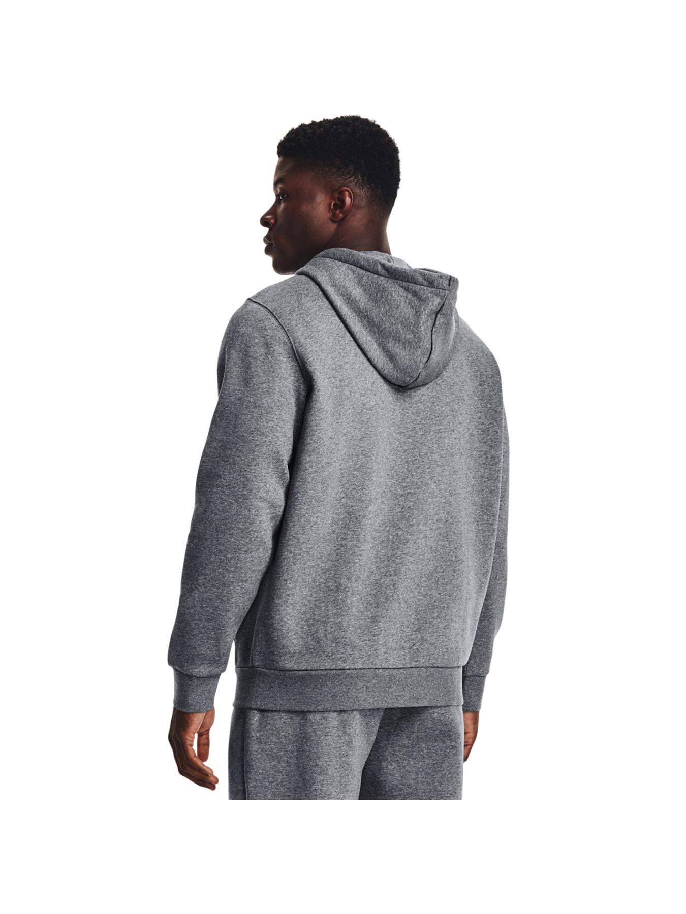 Image 2 of 4 of UNDER ARMOUR Training Essential Fleece&reg; Full Zip&nbsp;Hoodie - Grey