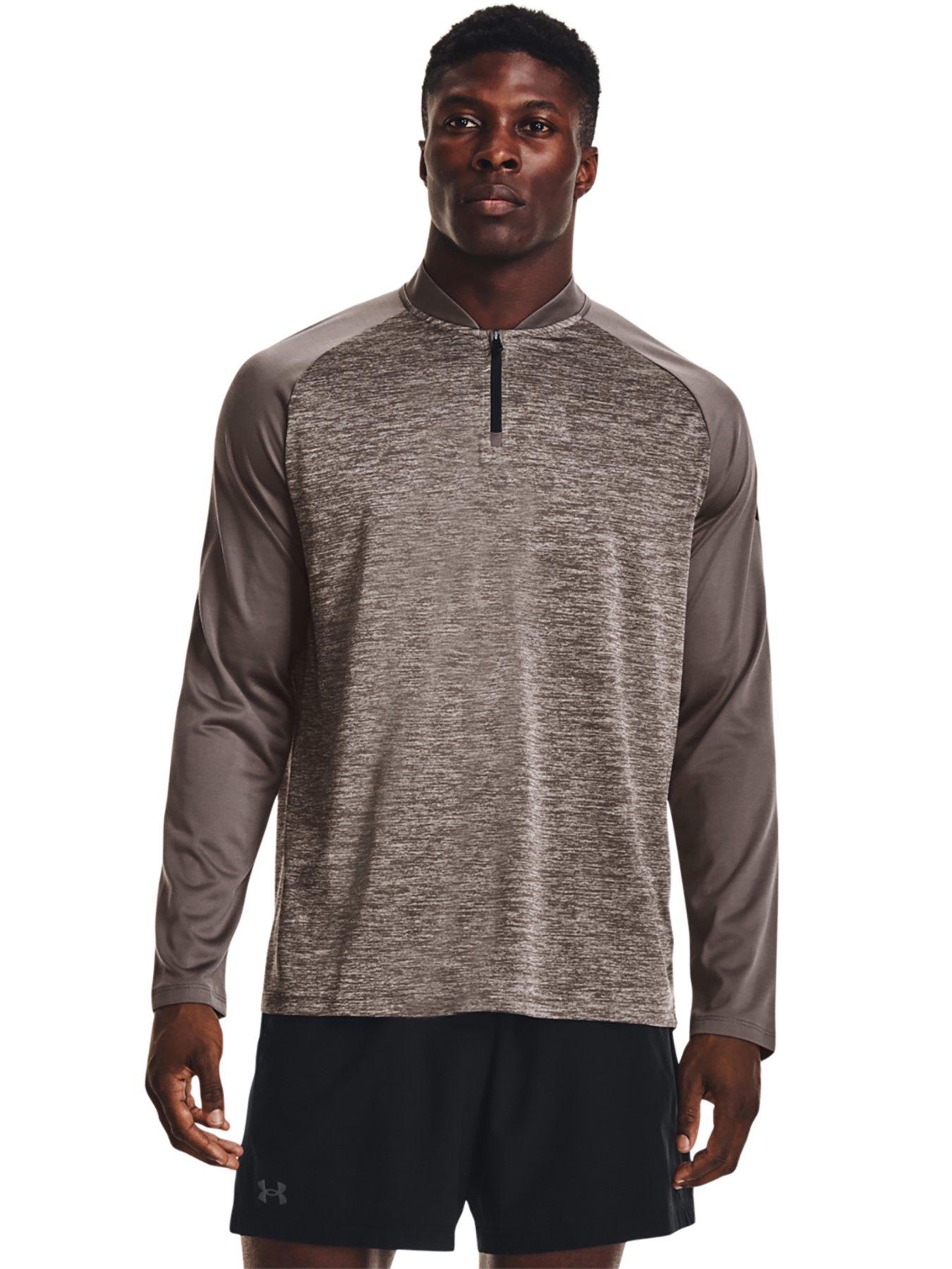 Training Tech 2.0 Novelty Quarter Zip Top Grey