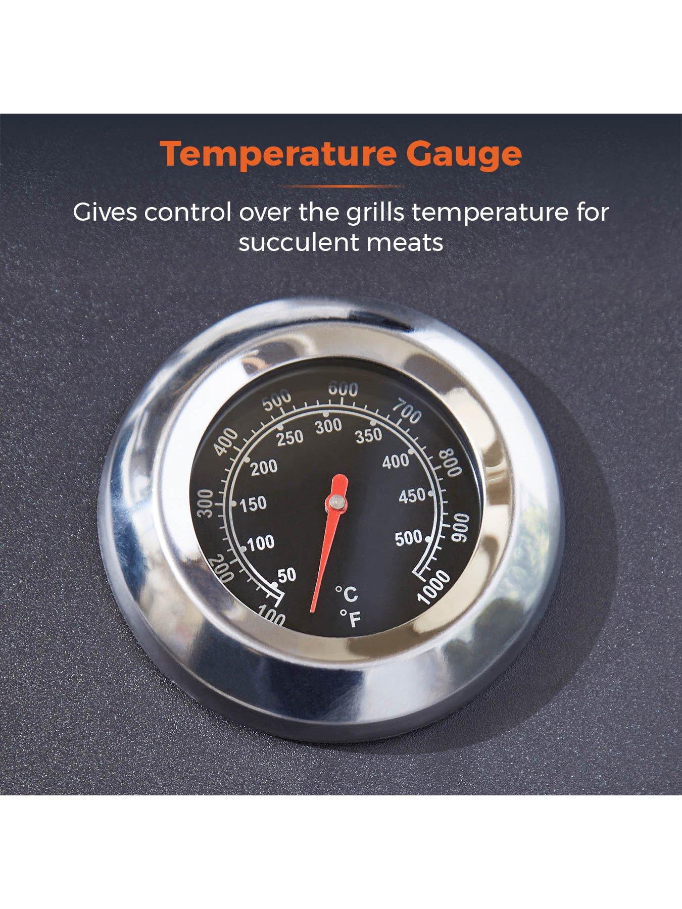  image of tower-ignite-duo-xl-bbq-grill-with-adjustable-charcoal-grill-and-temperature-gauge-black-t978510