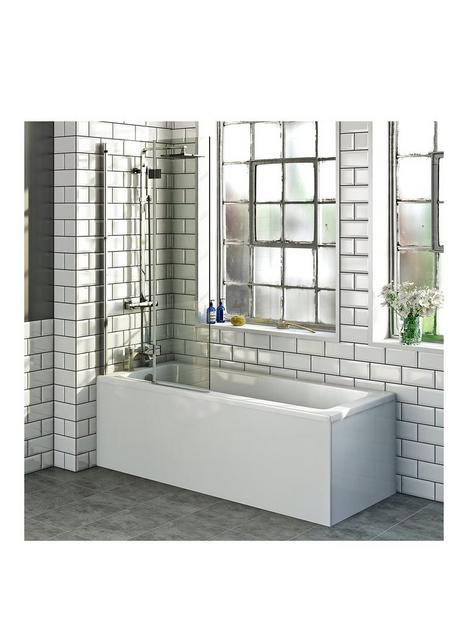 mode-bathrooms-by-victoria-plum-eden-straight-shower-bath-with-8mm-bath-screen-panels-and-waste-1500-x-700