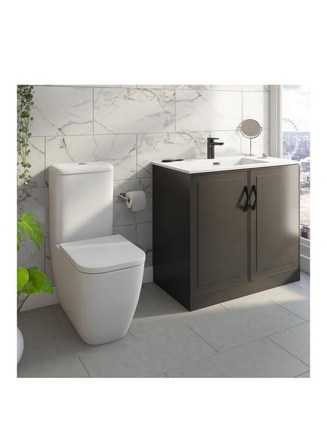 mode-bathrooms-grey-vanity-unit-with-black-handles-and-round-close-coupled-toilet
