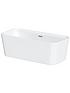  image of mode-bathrooms-by-victoria-plum-carter-contemporary-back-to-wall-freestanding-bath-with-built-in-waste-1700-x-785