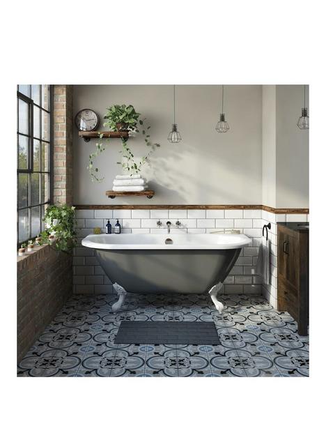 the-bath-co-by-victoria-plum-dulwich-grey-back-to-wall-freestanding-bath-1500-x-740-with-white-ball-and-claw-feet-and-waste