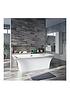  image of mode-bathrooms-by-victoria-plum-austin-contemporary-square-edged-freestanding-bath-with-built-in-waste-1700-x-750