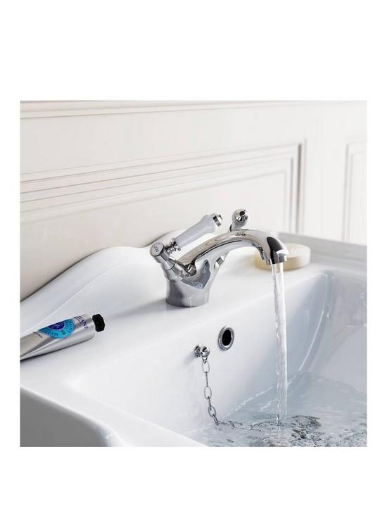 front image of the-bath-co-by-victoria-plum-camberley-traditional-basin-mixer-tap-with-lever-handles