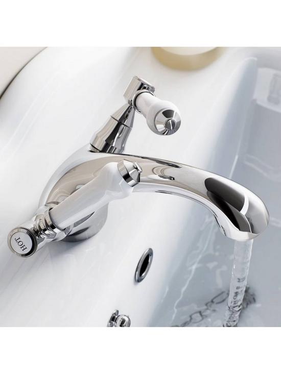 stillFront image of the-bath-co-by-victoria-plum-camberley-traditional-basin-mixer-tap-with-lever-handles