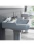  image of the-bath-co-by-victoria-plum-traditional-basin-mixer-tap-with-black-lever-handles