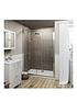  image of the-bath-co-by-victoria-plum-dalston-8mm-traditional-sliding-shower-door-with-shower-tray-and-waste-1000-x-800