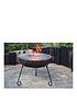  image of gardeco-medium-kadai-real-fire-pit-60cm-dia-inc-stand-and-bbq-grill