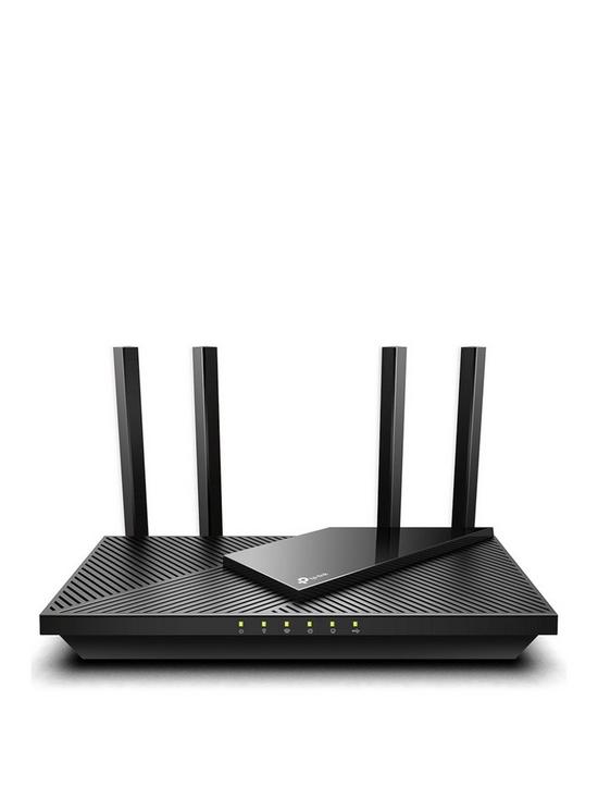 stillFront image of tp-link-archer-ax3000-wi-fi-6-dual-band-gigabit-router-for-cable
