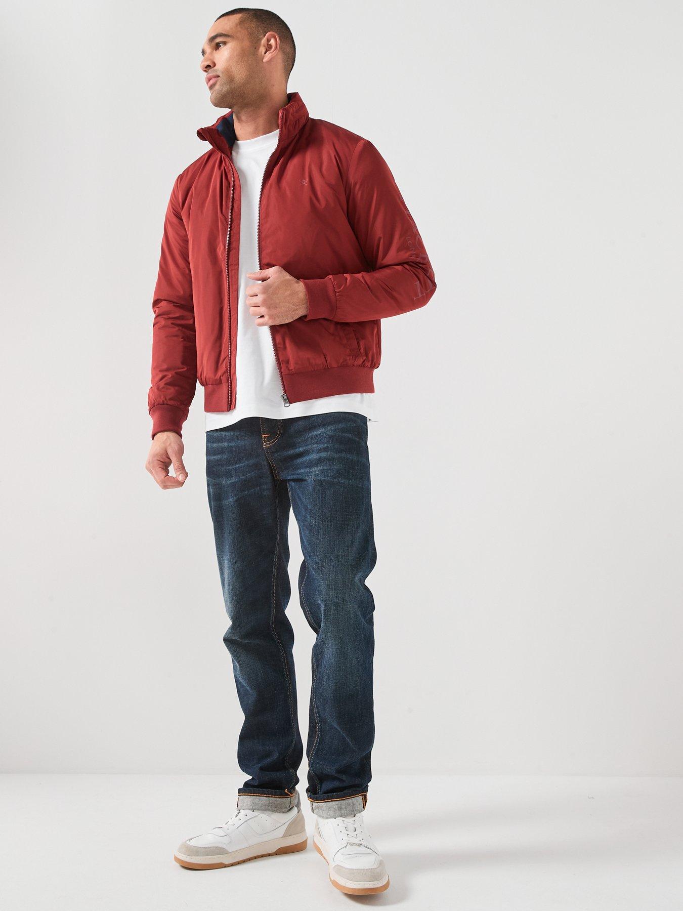  image of hackett-heritage-windbreaker-jacket--nbspred