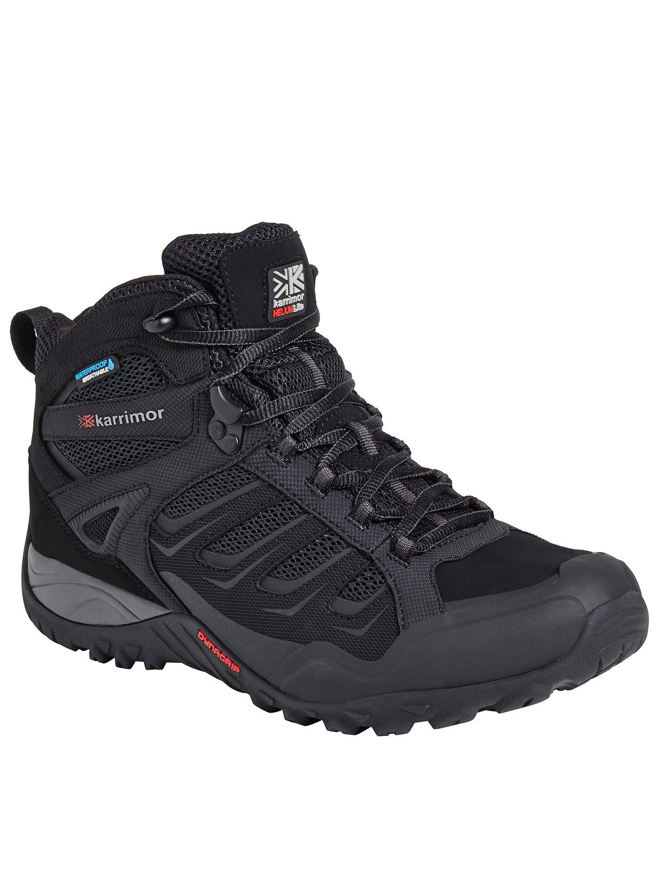 Karrimor mens helix mid cheap weathertite hiking boots black