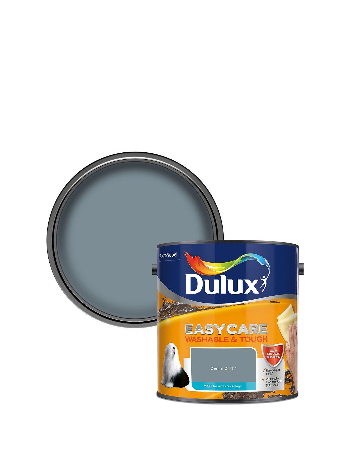 Dulux Easycare Washable and Tough Matt Emulsion Paint Denim Drift 2