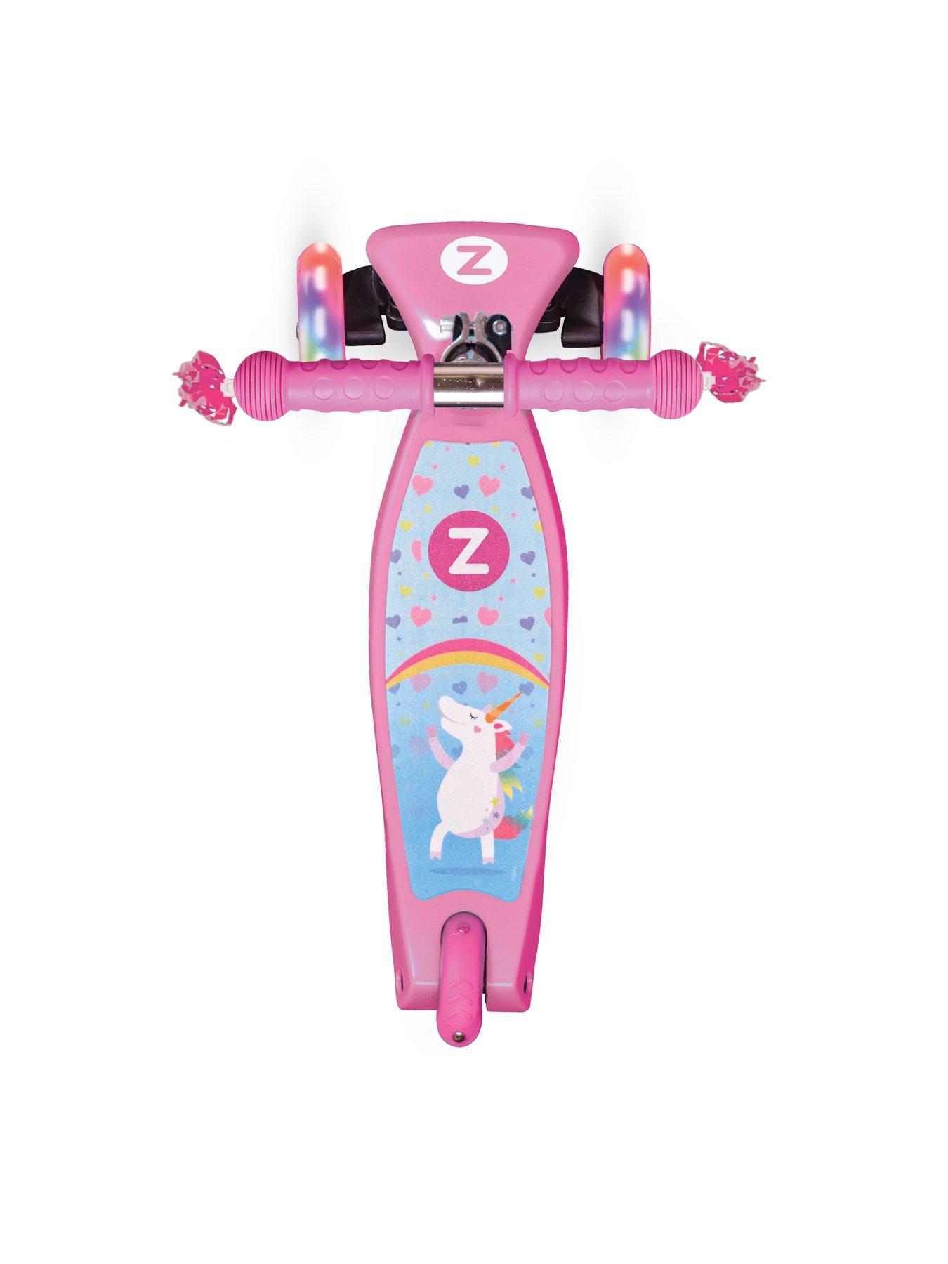 Image 4 of 7 of Zinc Three Wheeled Light Up Scooter (Unicorn)