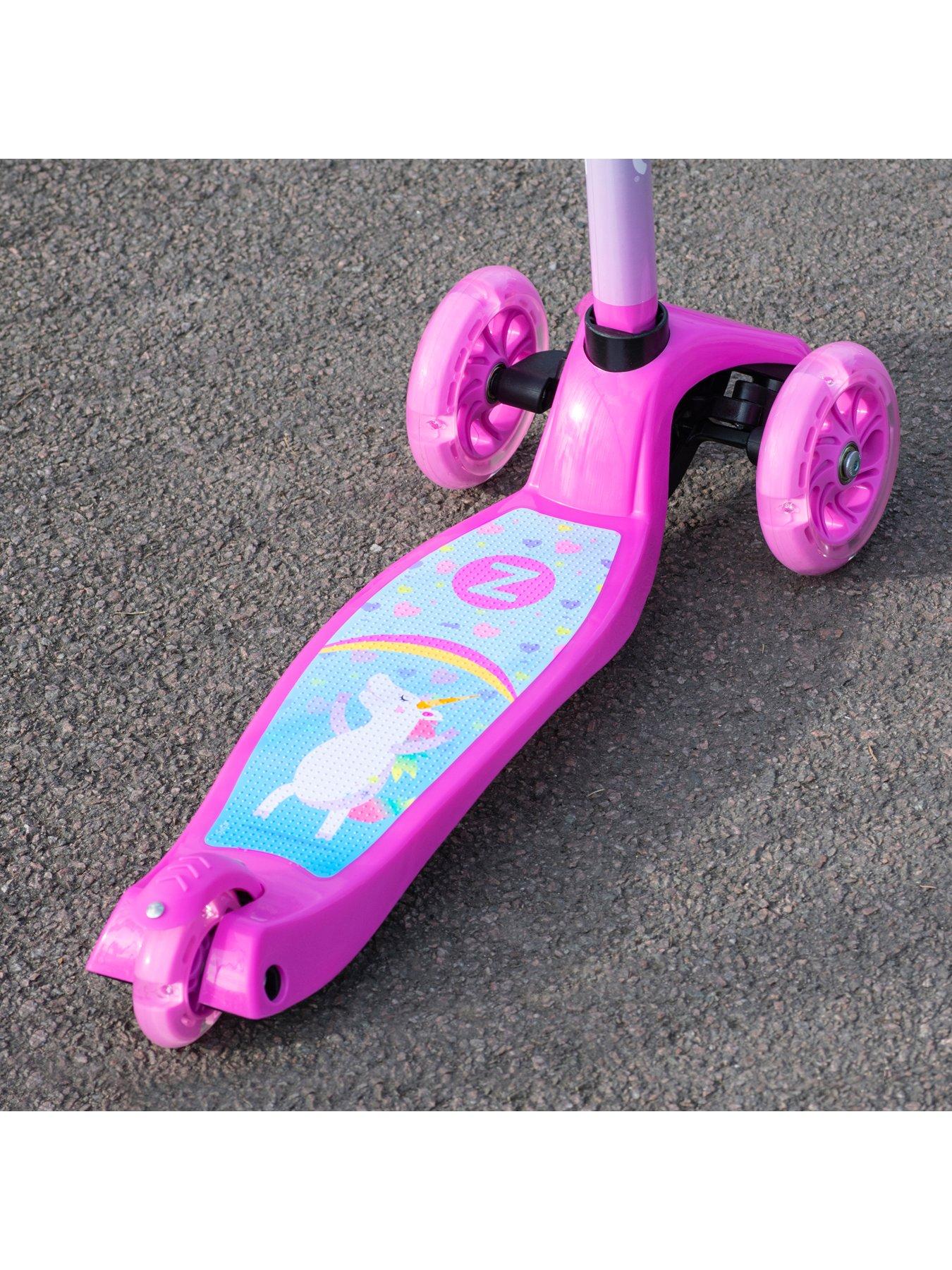 Image 7 of 7 of Zinc Three Wheeled Light Up Scooter (Unicorn)