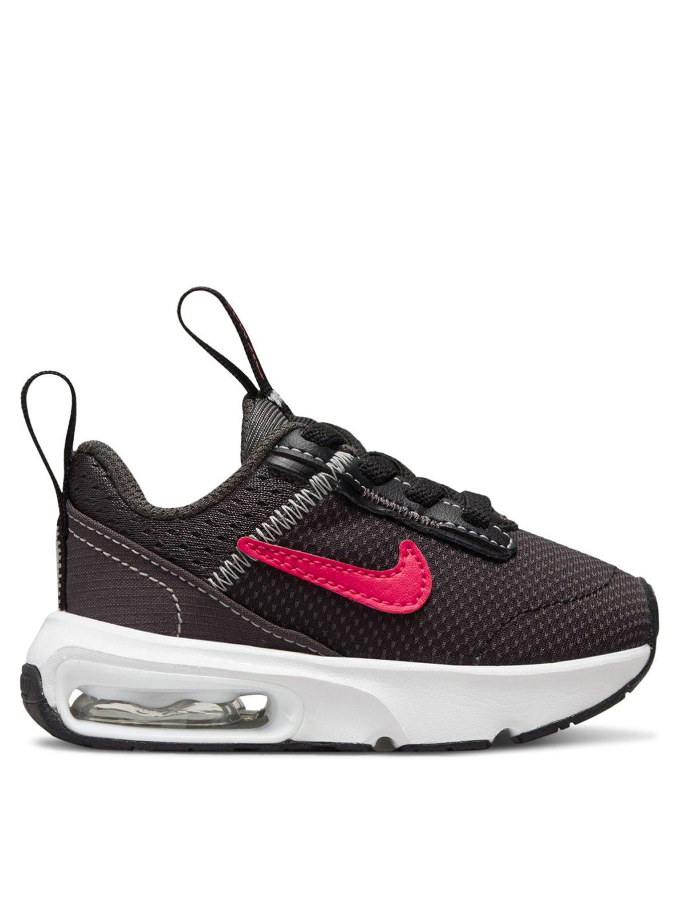 Air Max Intrlk Infants Unisex Trainers Black Red