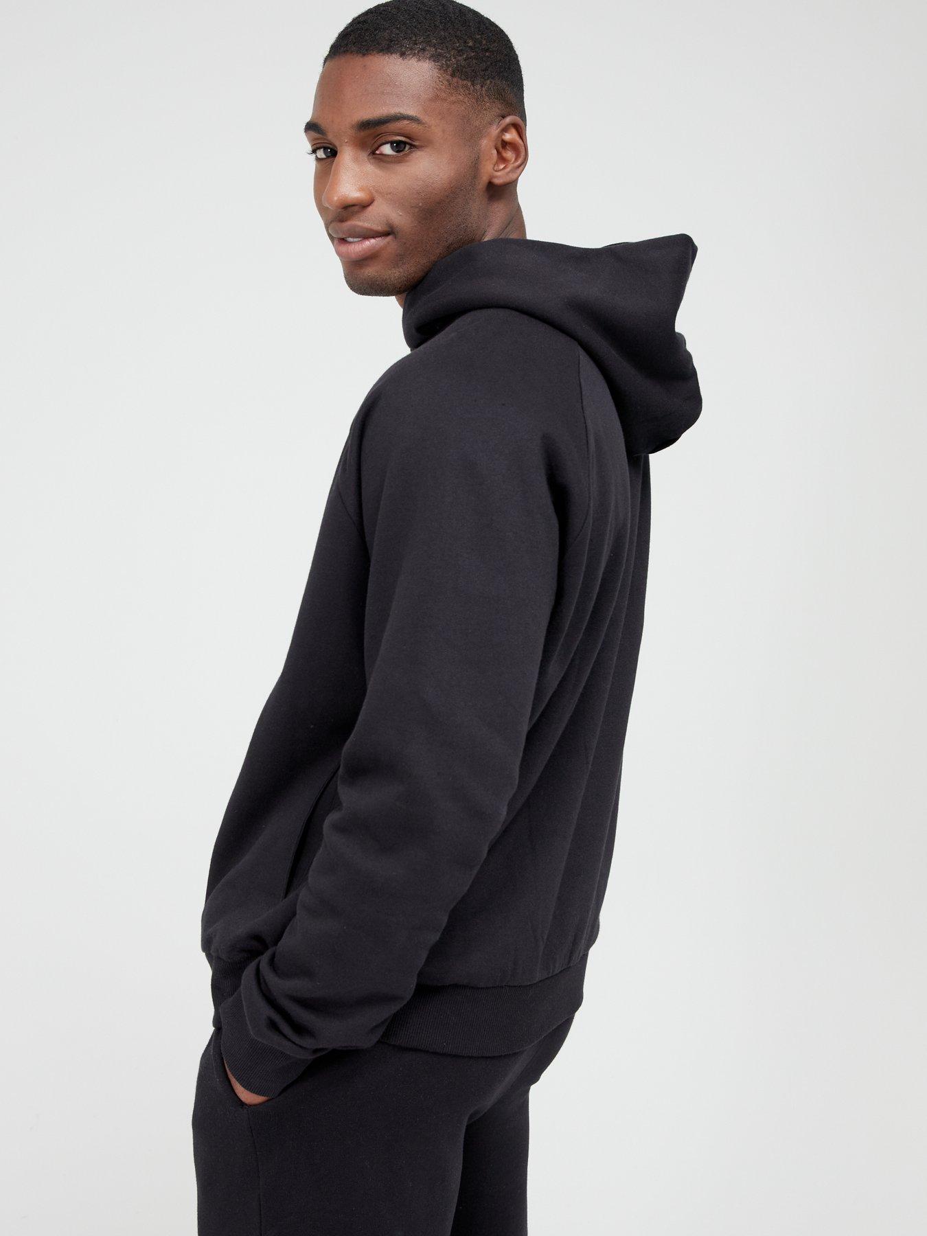 Ellesse Giordano Pullover Hoodie Black littlewoods