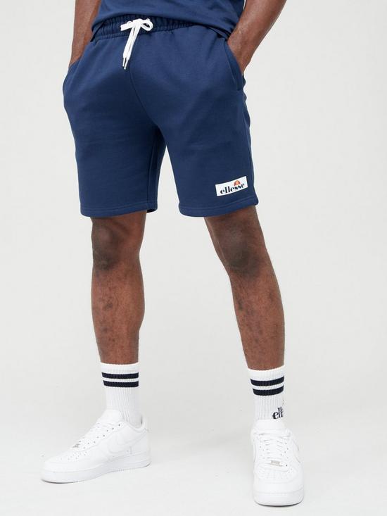 front image of ellesse-lindo-shorts-navy