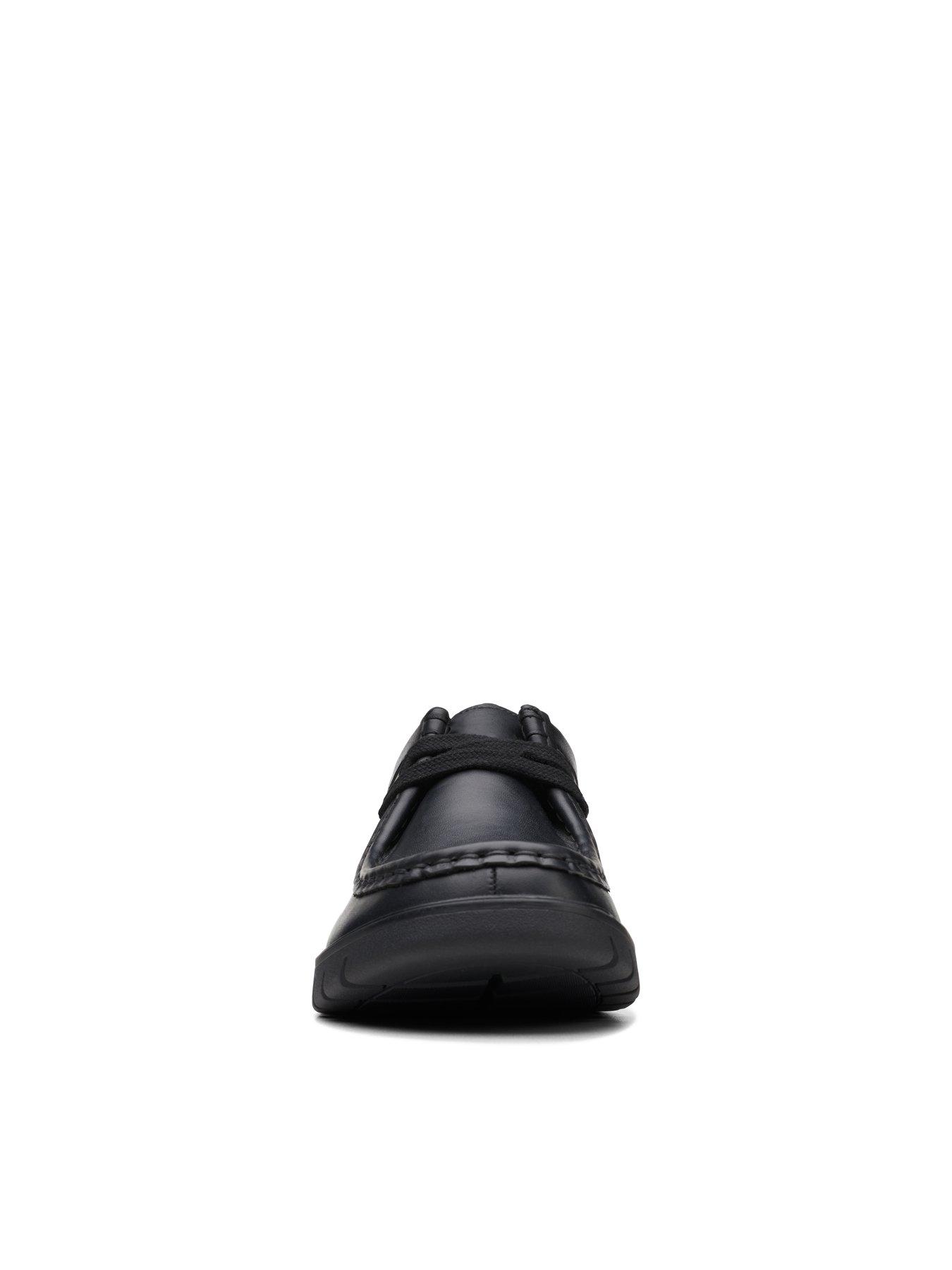  image of clarks-youth-branch-low-school-shoe-black-leather