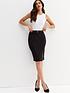  image of new-look-black-belted-pencil-skirt