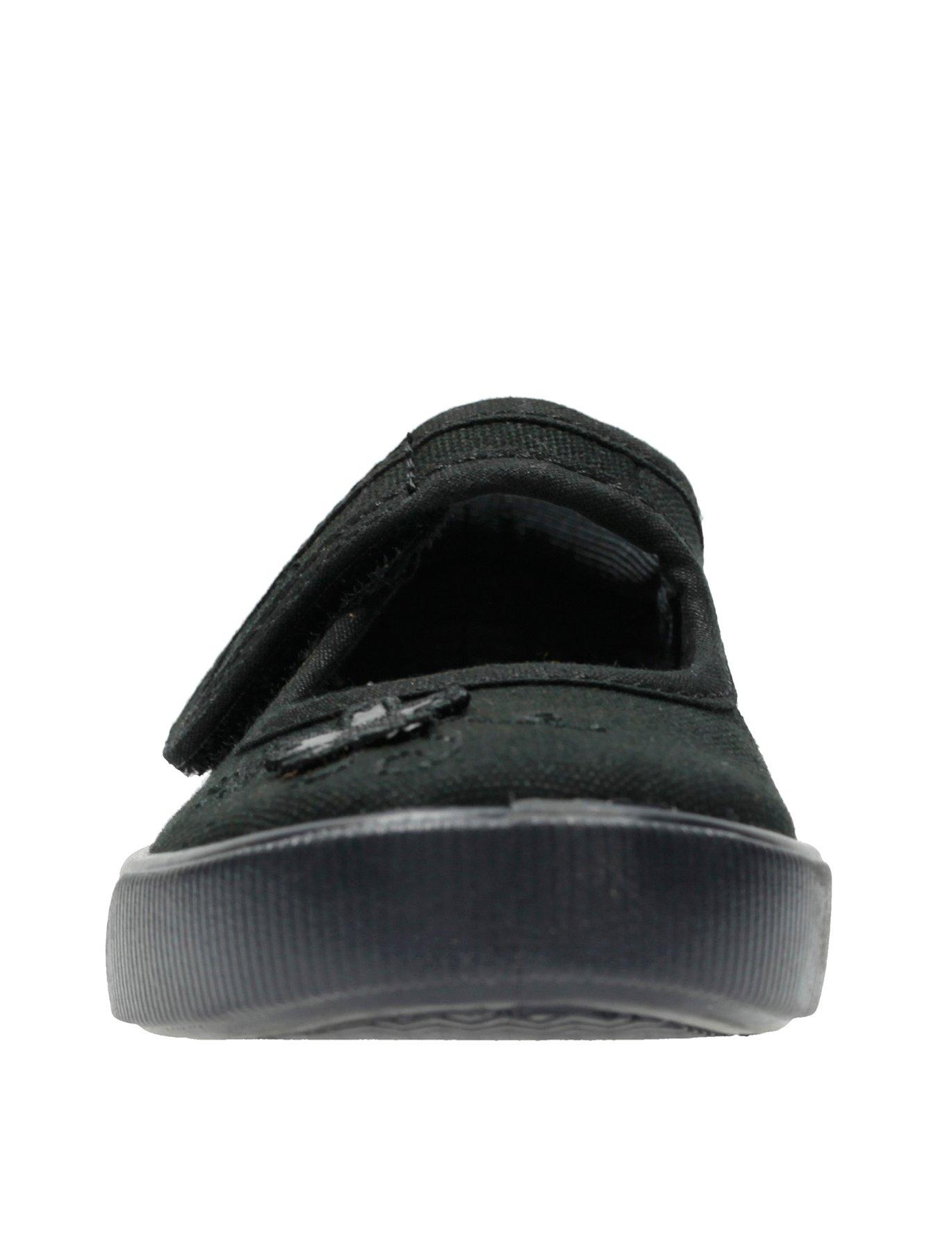 image of clarks-kidsnbsphopper-go-canvas-mary-jane-plimsoll-black