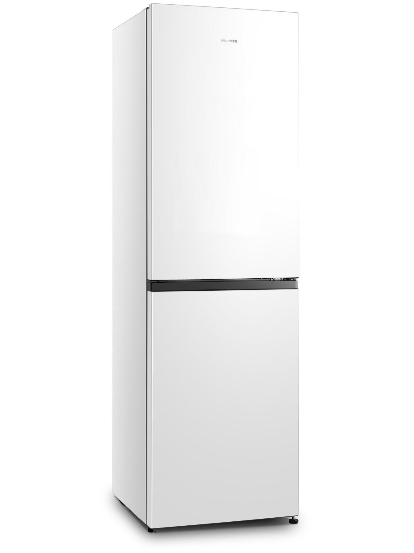  image of hisense-rb327n4bwe-55cm-wide-total-no-frost-freestanding-fridge-freezer-white
