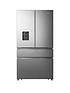  image of hisense-rf749n4wif-90cm-wide-pureflat-french-door-fridge-freezer-premium-stainless-steel