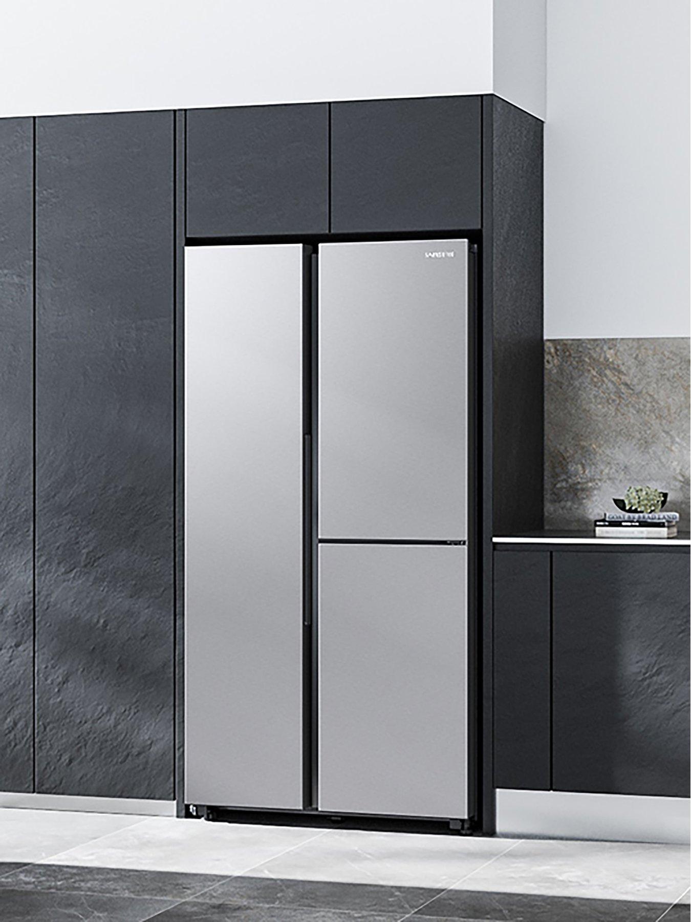  image of samsung-series-9-rh69b8931s9eu-american-fridge-freezer-with-beverage-centertrade-e-rated-matte-stainless