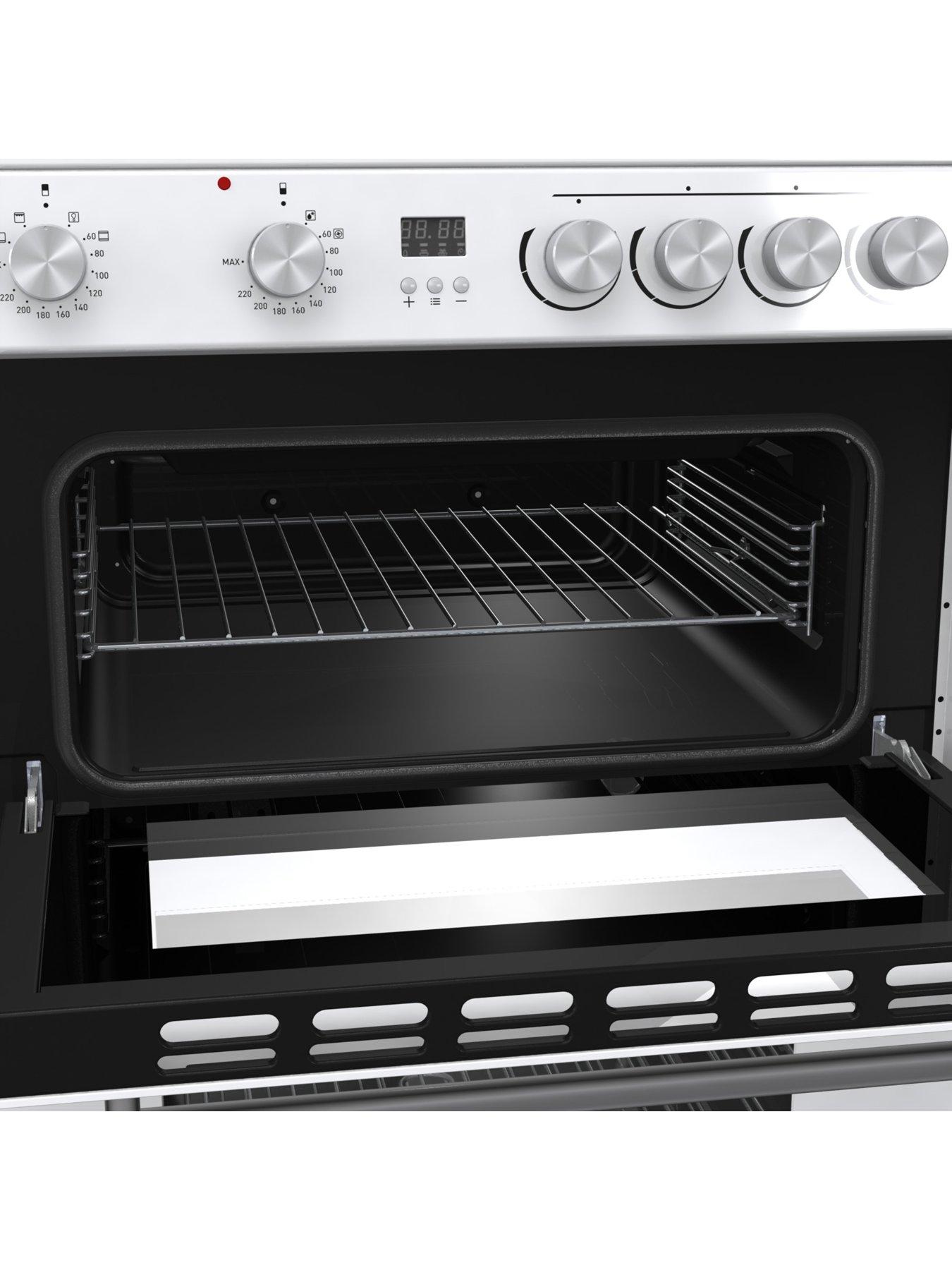 Image 4 of 7 of Hisense HDE3211BWUK Double Oven Electric Cooker with Ceramic Hob - White