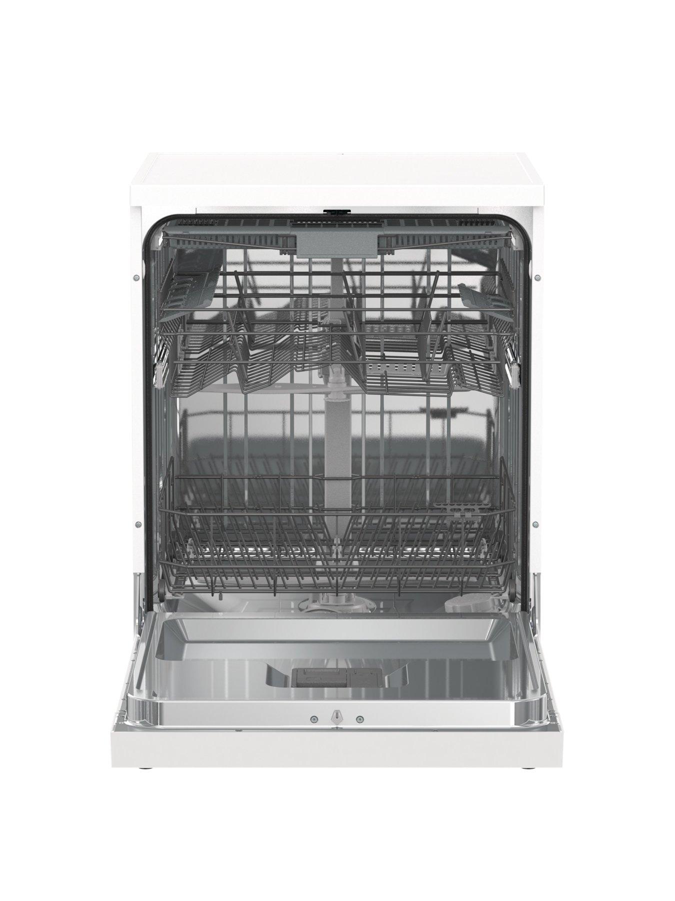  image of hisense-hs643d60wuk-16-place-freestanding-dishwasher-with-cutlery-traynbsp--white